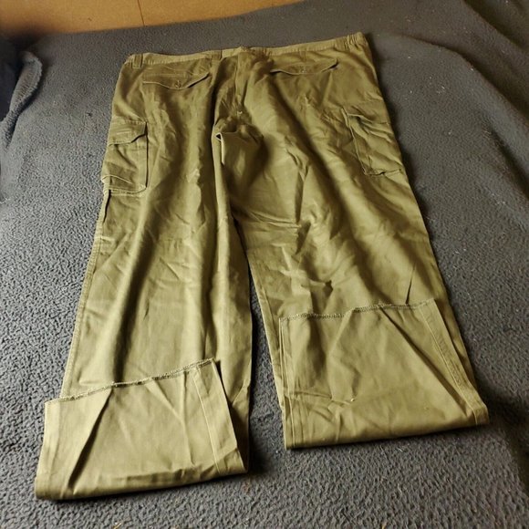 Boulder Creek Trading Pants Big Tall Mens Size 54 38L Beige Cotton Chino Khaki - Picture 6 of 7